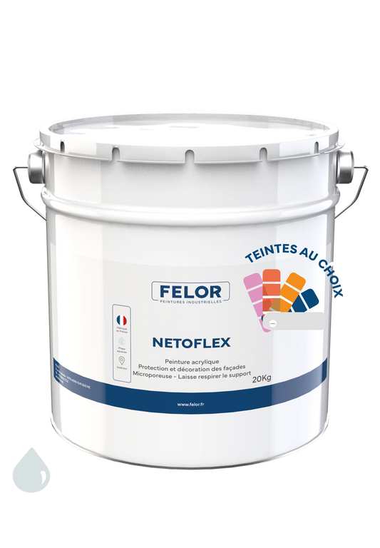 Peinture façade D3 haute résistance - NETOFLEX
