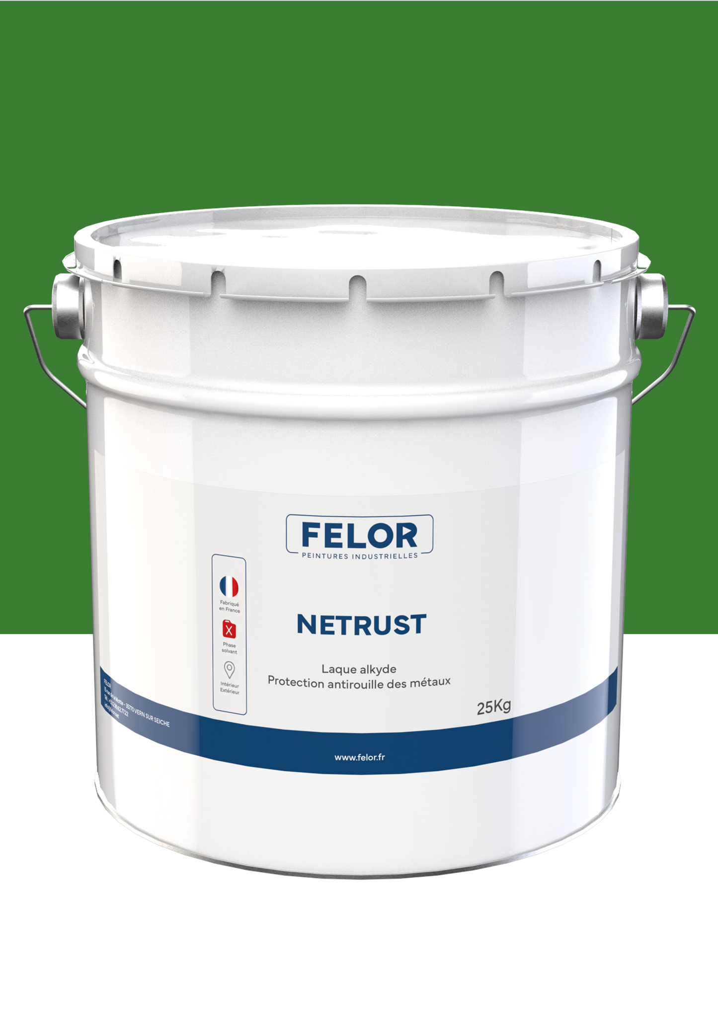 Laque antirouille RAL6001 - NETRUST