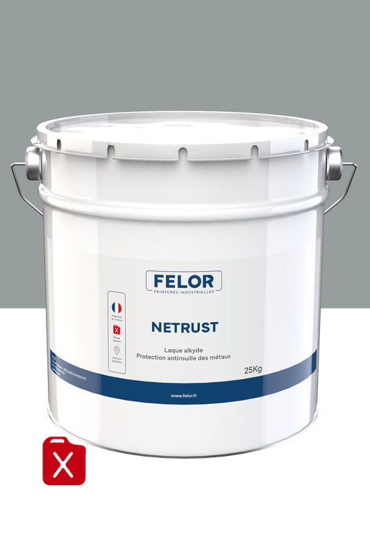 Peinture métal au rouleau/brosse - RAL7042 - NETRUST