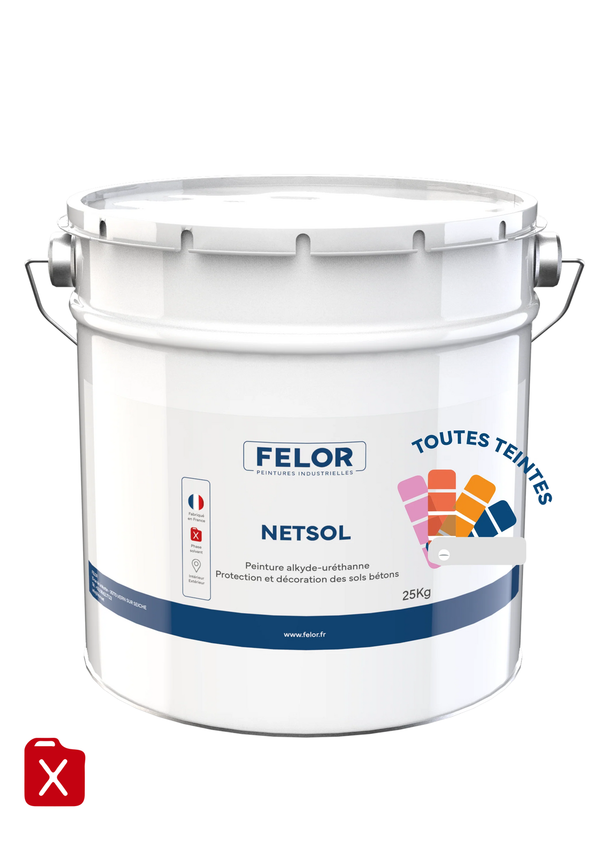 Peinture sol intérieur & extérieur - trafic léger - NETSOL