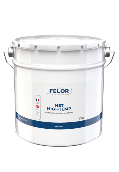 Peinture métal protection haute température - Noir - NET HIGH TEMP