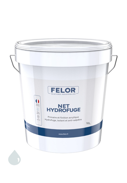 Peinture anti-humidité mur et plafond intérieur, spécial salle de bain - NET HYDROFUGE