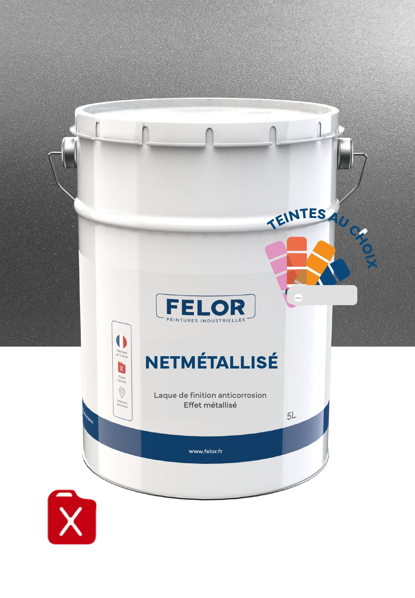 Peinture métal effet métallisé - NETMETALLISE