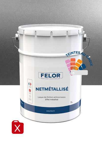 Peinture métal effet métallisé - NETMETALLISE