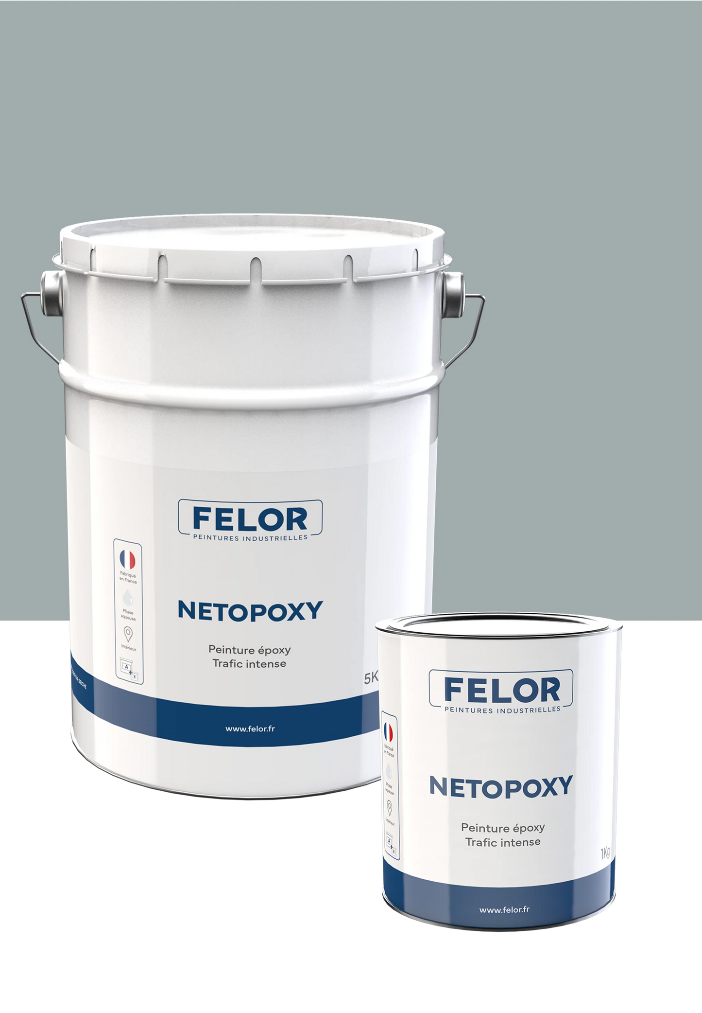 Peinture sol époxy hydro intérieur - trafic intense - NETOPOXY