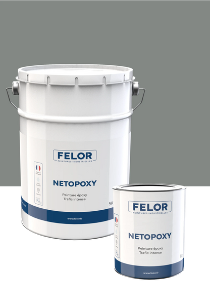 Peinture sol époxy hydro intérieur - trafic intense - NETOPOXY