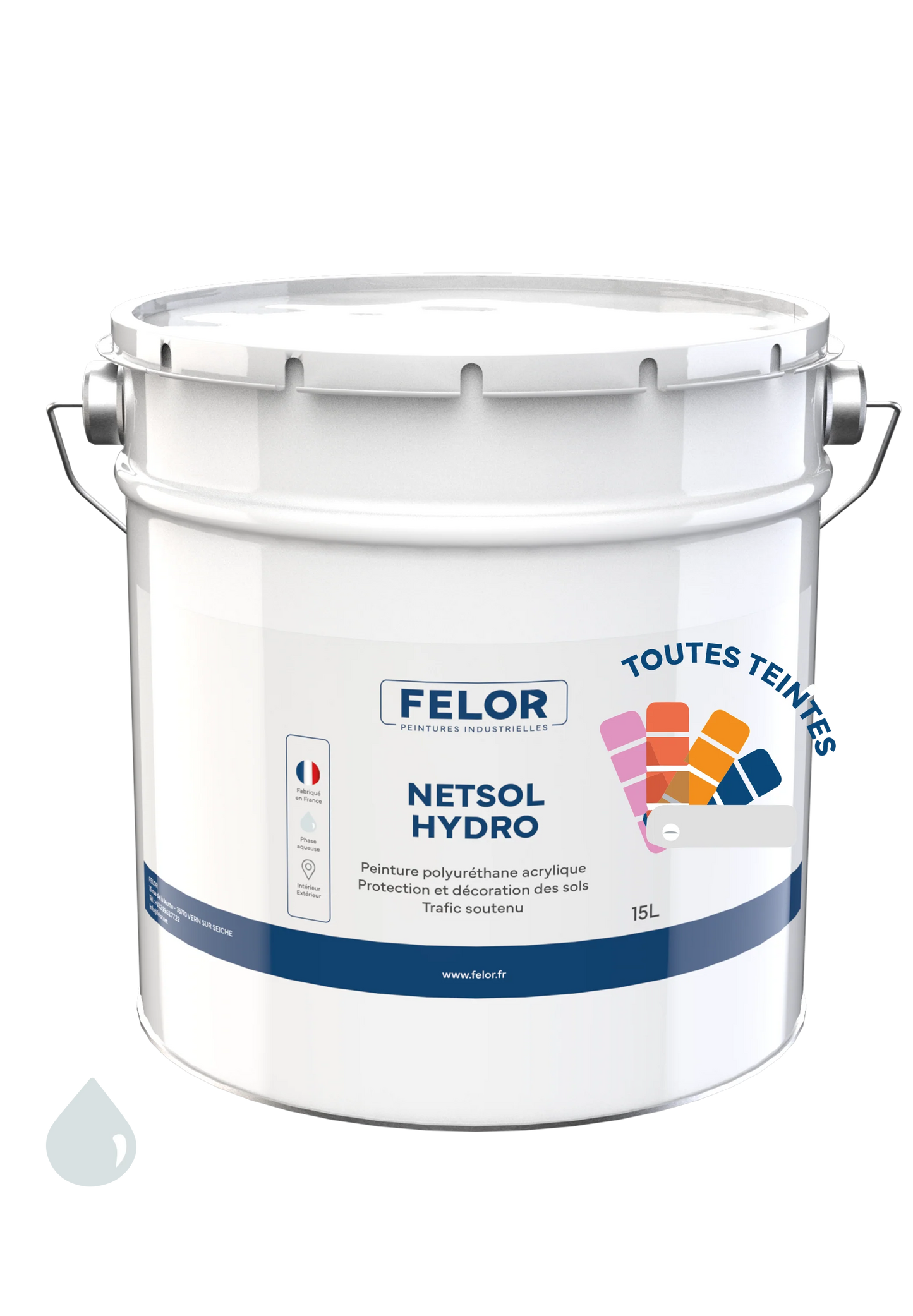 Peinture sol hygiène intérieur & extérieur - trafic soutenu - NETSOLHYDRO