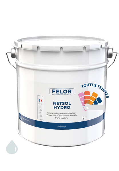 Peinture sol hygiène intérieur & extérieur - trafic soutenu - NETSOLHYDRO