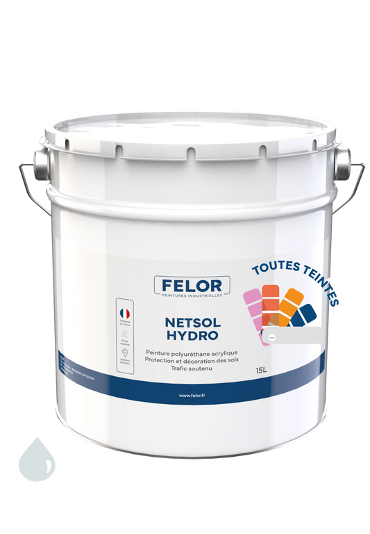 Peinture sol hygiène intérieur & extérieur - trafic soutenu - NETSOLHYDRO