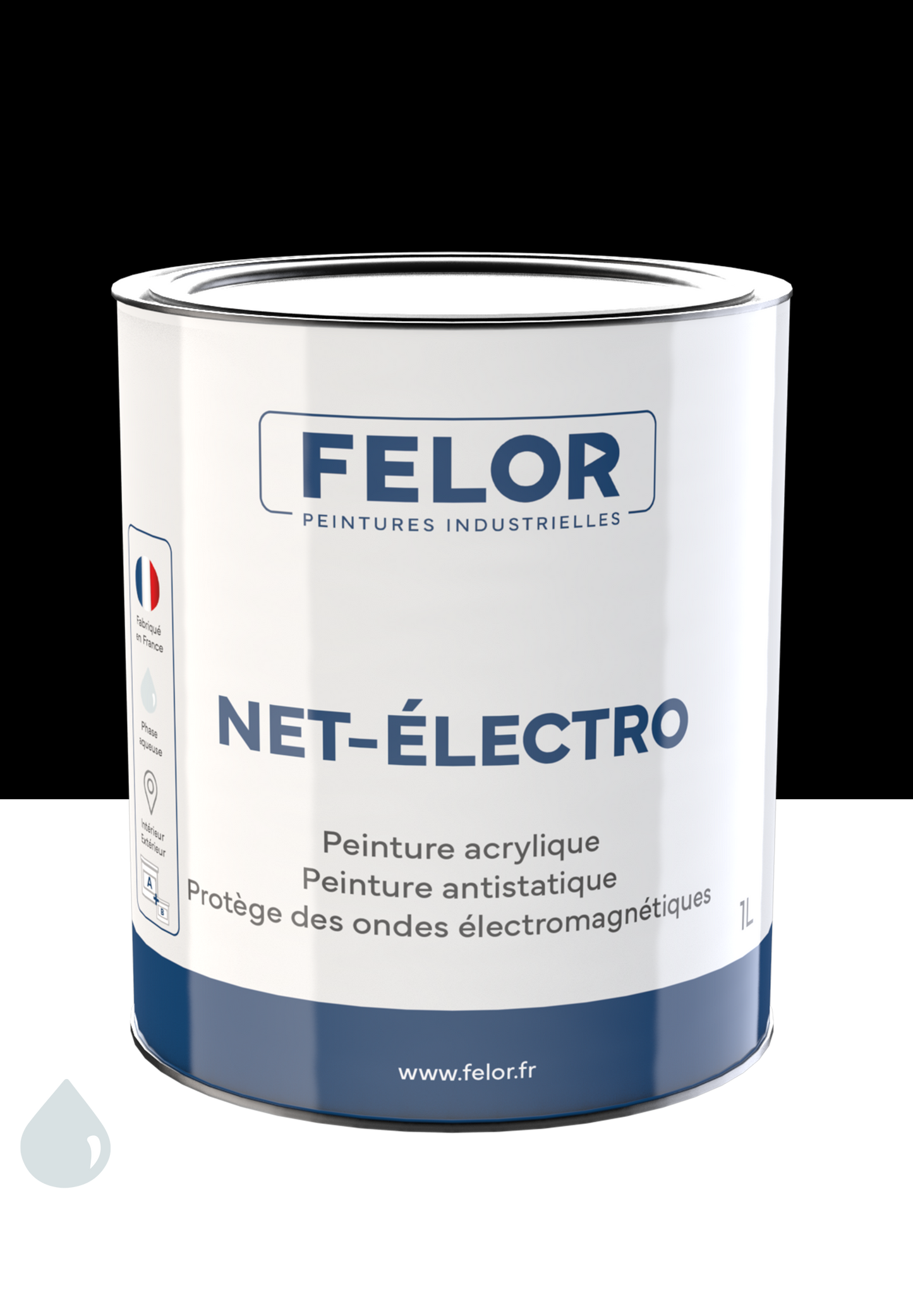 Peinture anti-ondes électromagnétiques pour murs intérieurs - NETELECTRO