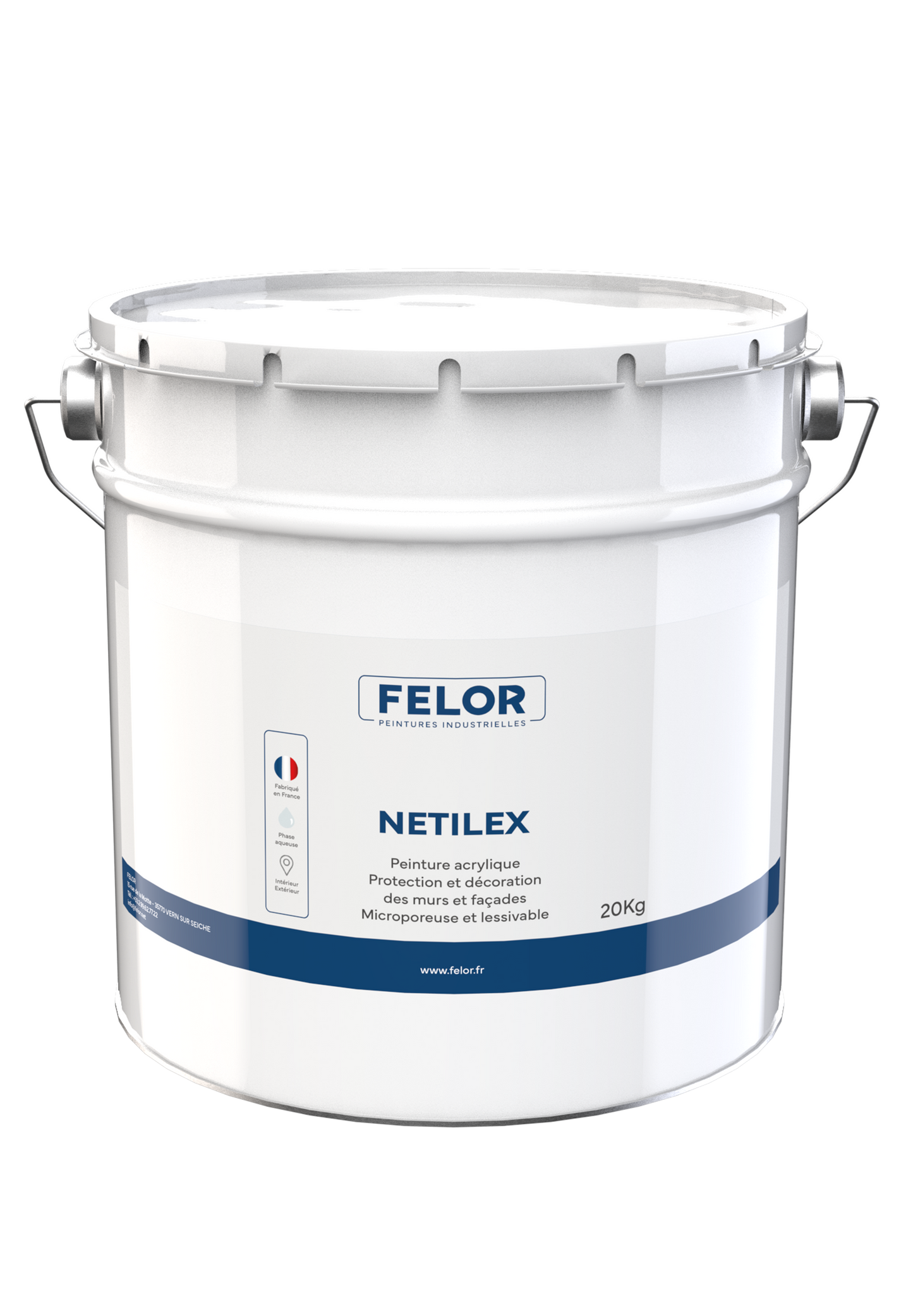 Peinture façade D2 microporeuse - NETILEX