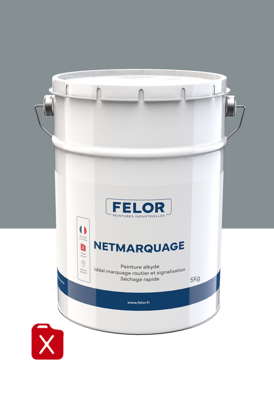 Peinture de signalisation au sol - RAL7046 - NETMARQUAGE