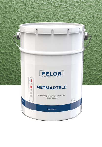Peinture laque de finition anticorrosion à effet martelé - NETMARTELE