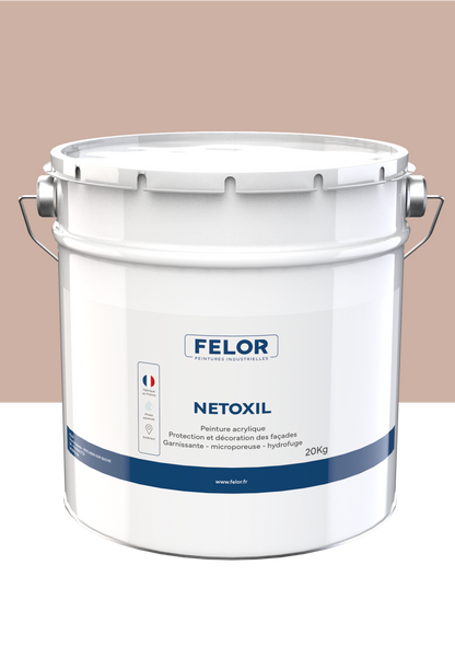Peinture façade D2 siloxane hydrofuge - NETOXIL