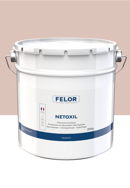 Peinture façade D2 siloxane hydrofuge - NETOXIL