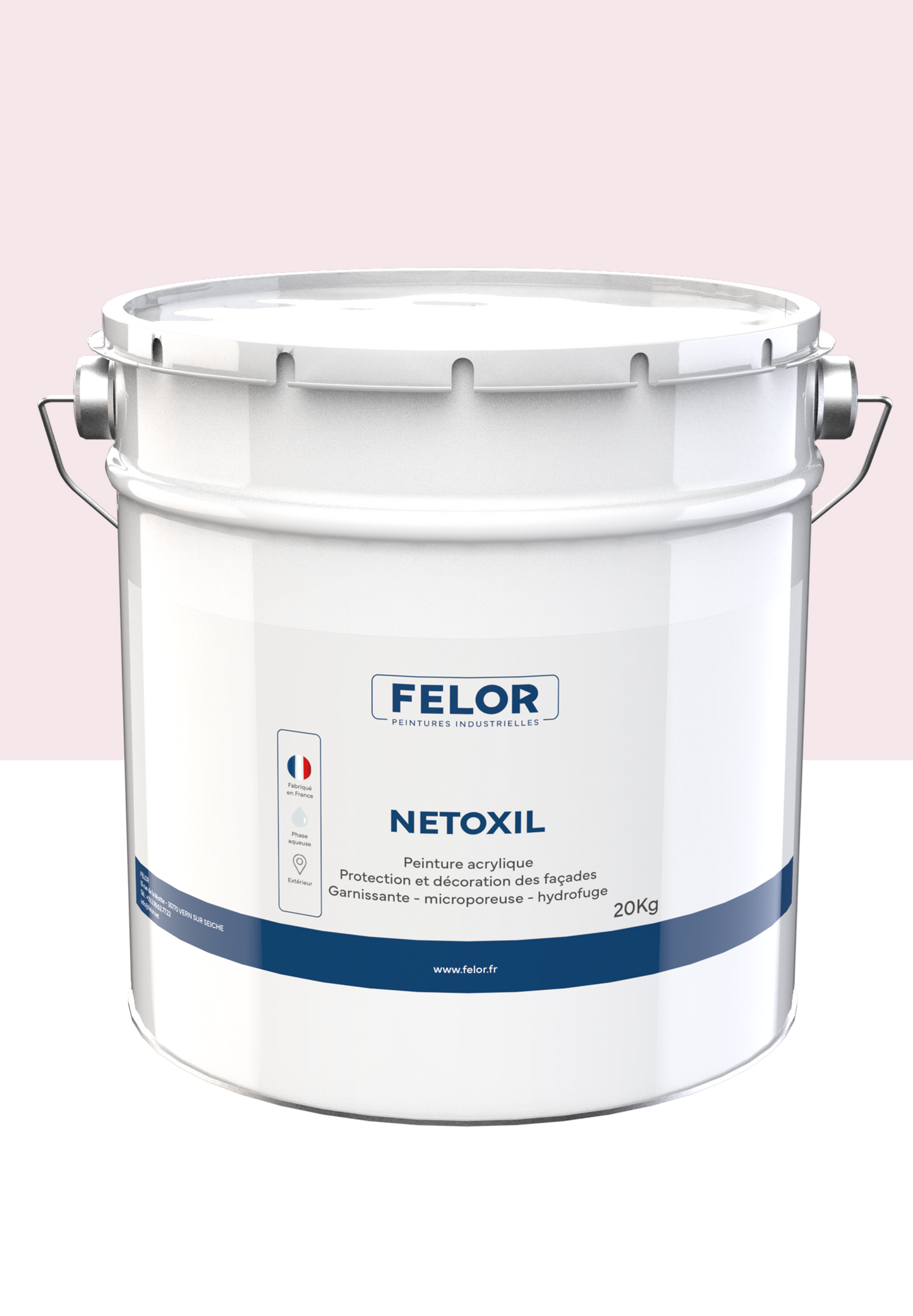 Peinture façade D2 siloxane hydrofuge - NETOXIL