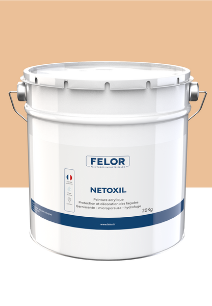 Peinture façade D2 siloxane hydrofuge - NETOXIL