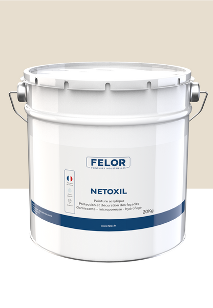 Peinture façade D2 siloxane hydrofuge - NETOXIL