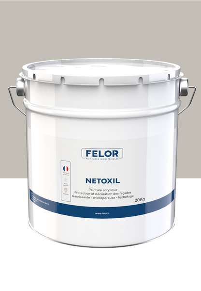 Peinture façade D2 siloxane hydrofuge - NETOXIL