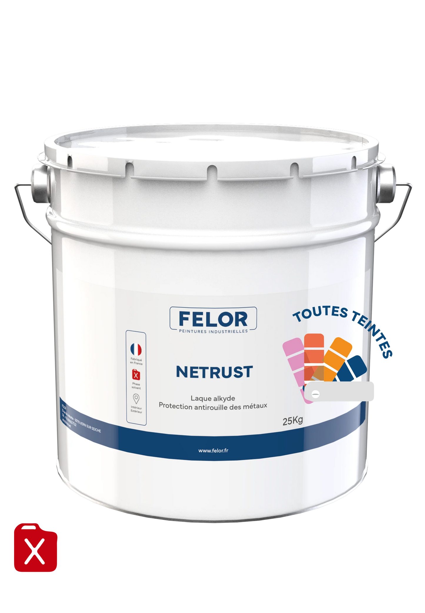 Peinture métal au rouleau/brosse - NETRUST
