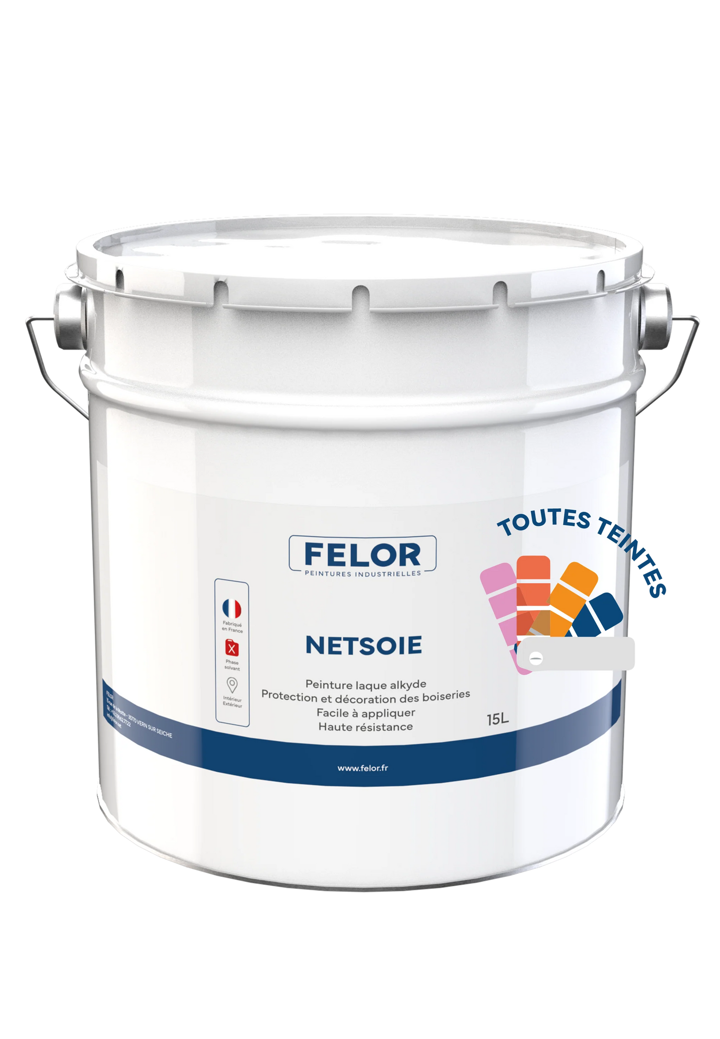 Peinture laque pour boiseries intérieur et extérieur - NETSOIE