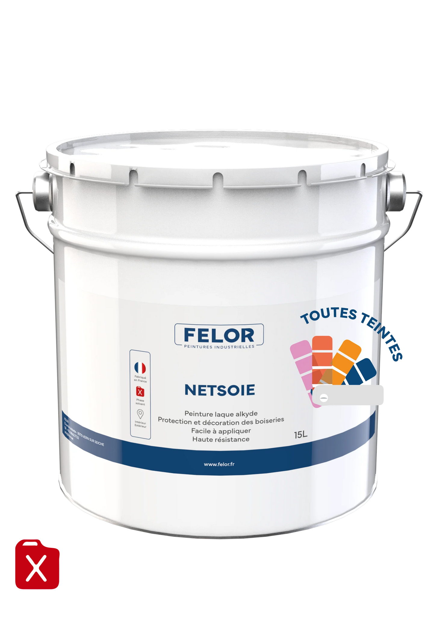 Peinture laque pour boiseries intérieur et extérieur - NETSOIE