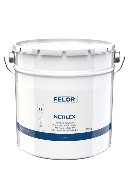 Peinture hydrofuge pour mur et façade Blanc - NETILEX