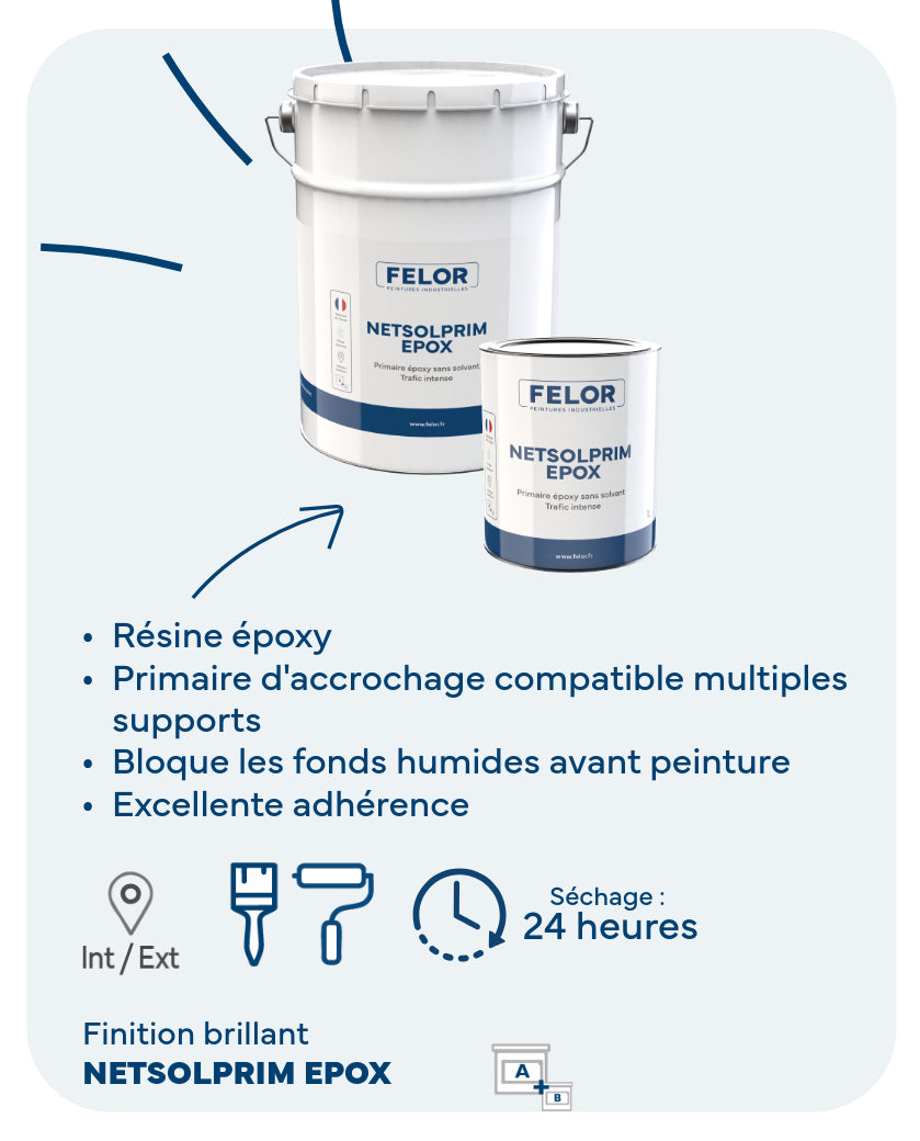 Primaire sol multi supports intérieur & extérieur - NETSOLPRIMEPOX