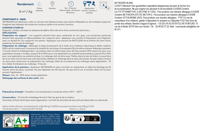 Peinture pour tableau effaçable - NETBOARD