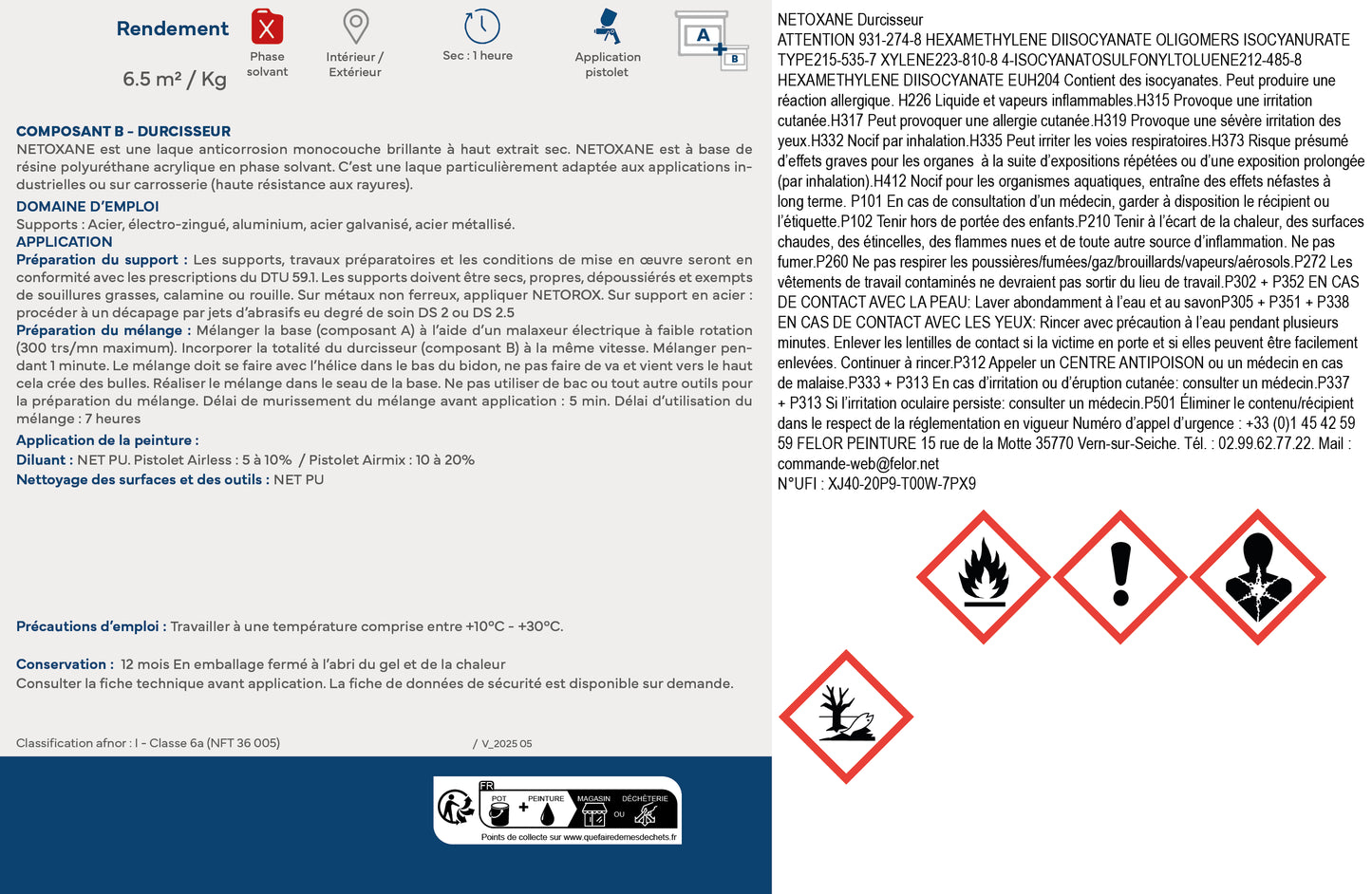 Kit antirouille primaire + finition métal très haute performance - au pistolet